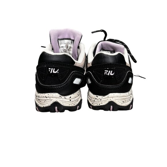 Fila Womens Athletic Trail Running Shoes Size 7 White Mesh Black Synthetic Upper - Picture 6 of 8